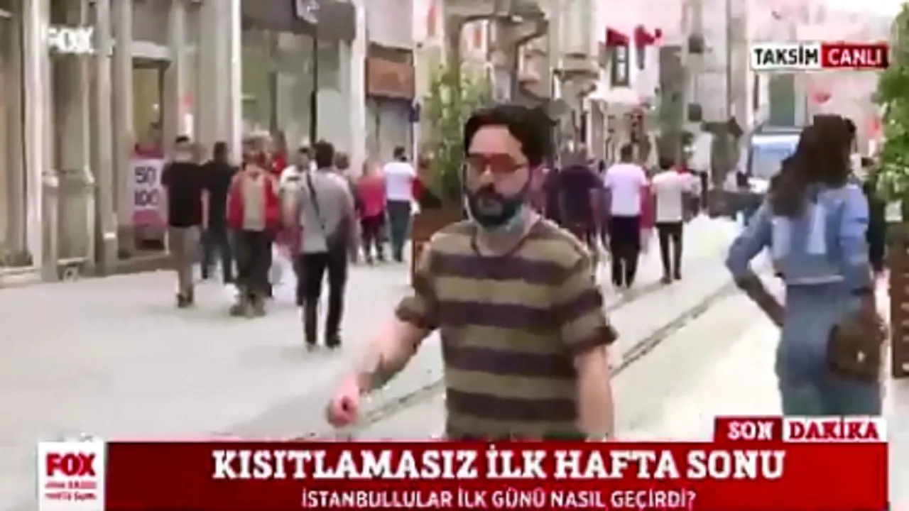 Fox Haber Canli Yayininda Sok Hareket