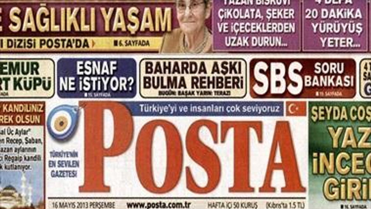 Gunun Haber Fotografi Posta Gazetesi Tokat I Neden Manset Yapti