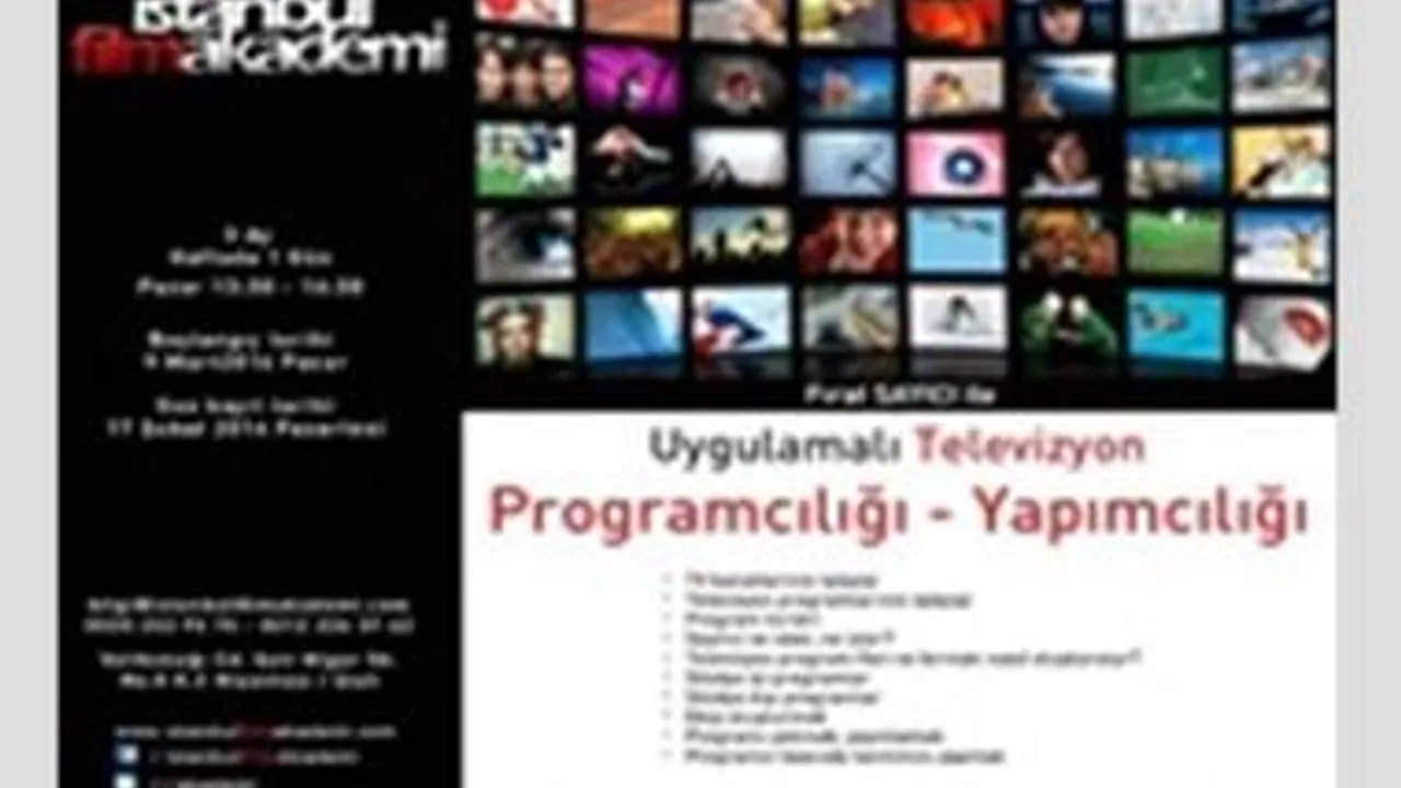 Istanbul Film Akademi Den Tv Programciligi Dersleri