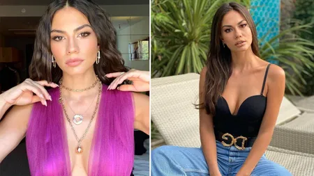 Sırt dekolteli saten elbisesiyle çok konuşuldu! Eşref Rüya'nın Nisan'ı Demet Özdemir nikah şahidi oldu