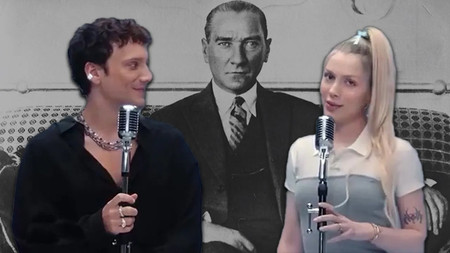 Aleyna Tilki ve Edis'ten duygulandıran düet: Atatürk'ü anmak için Fikrimin İnce Gülü'nü seslendirdiler