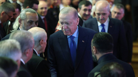 Cumhurbaşkanı Erdoğan, Bahçeli ve Destici ile görüştü