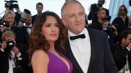 Salma Hayek'ten bikinili dans şov! Genç kızlara taş çıkardı