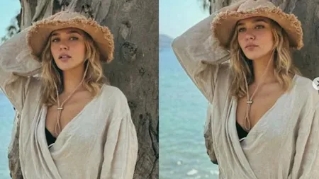 Melisa Döngel pozlarıyla olay yarattı! Yaza veda etti