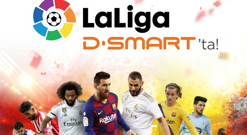 La Liga 3 yıl boyunca D-Smart ve D-Smart GO'da!