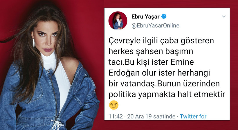 Ebru Yaşar: Çevre üzerinden politika yapmak halt etmektir