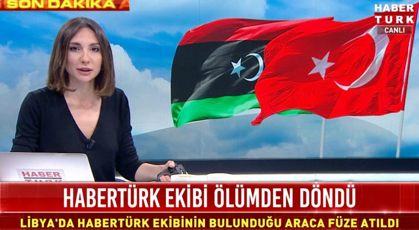 HaberTürk ekibine füzeli saldırı!