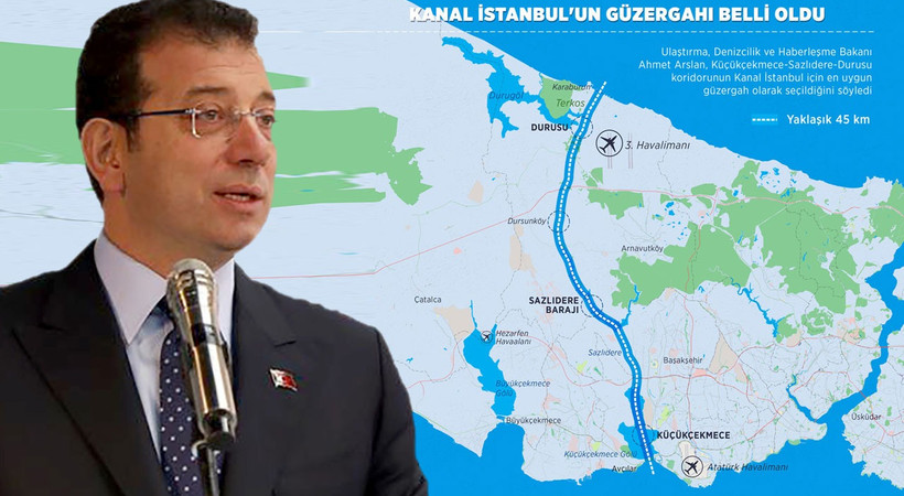 Ekrem İmamoğlu, Kanal İstanbul'un yaratacağı 15 tehdidi açıkladı