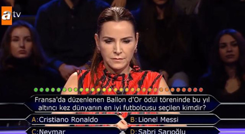 Kim Milyoner Olmak İster yarışmasına Sabri Sarıoğlu damga vurdu