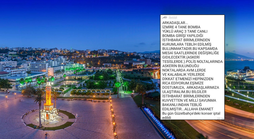 İzmir'i karıştıran canlı bomba ve bombalı araç iddiasında flaş gelişme