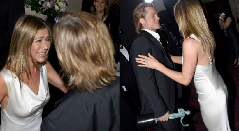 Jennifer Aniston ve Brad Pitt yıllar sonra aynı karede!