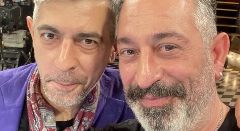 Cem Yılmaz ve Okan Bayülgen'den dedeler pozu