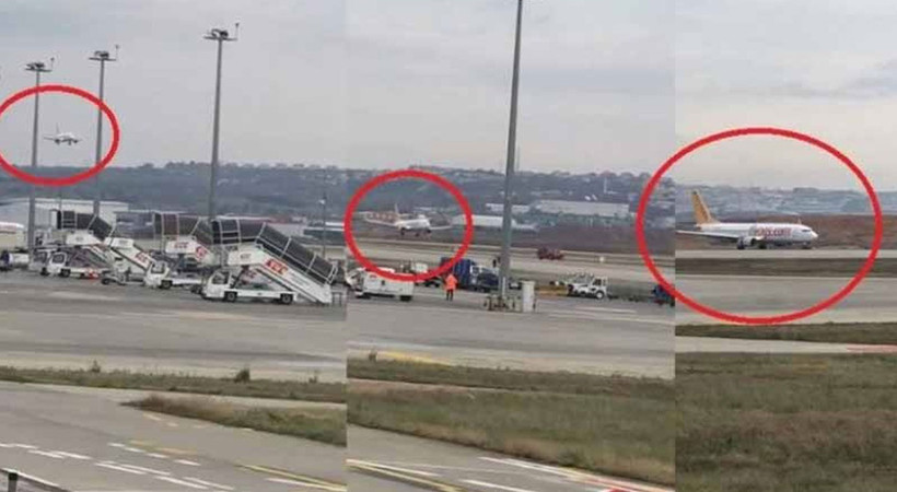 Sabiha Gökçen'de inişe hazırlanan uçağın pilotu bilincini kaybetti
