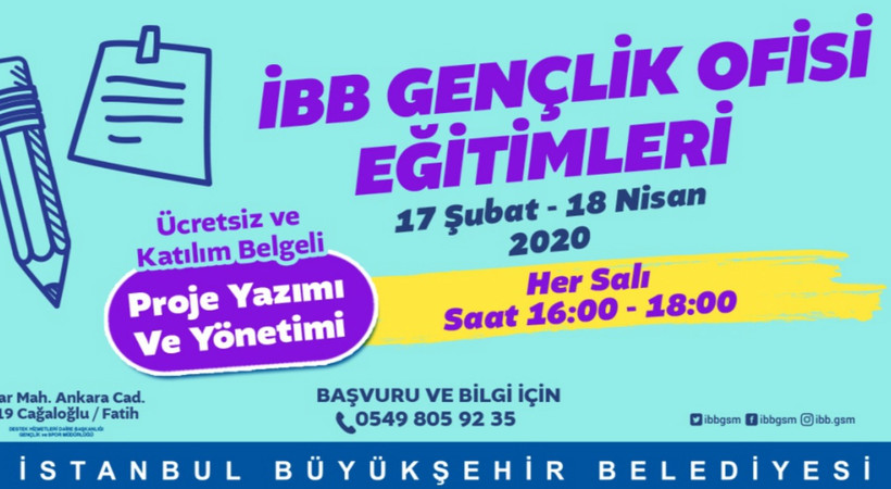 İBB Gençlik Ofisi'nden yeni eğitim programları