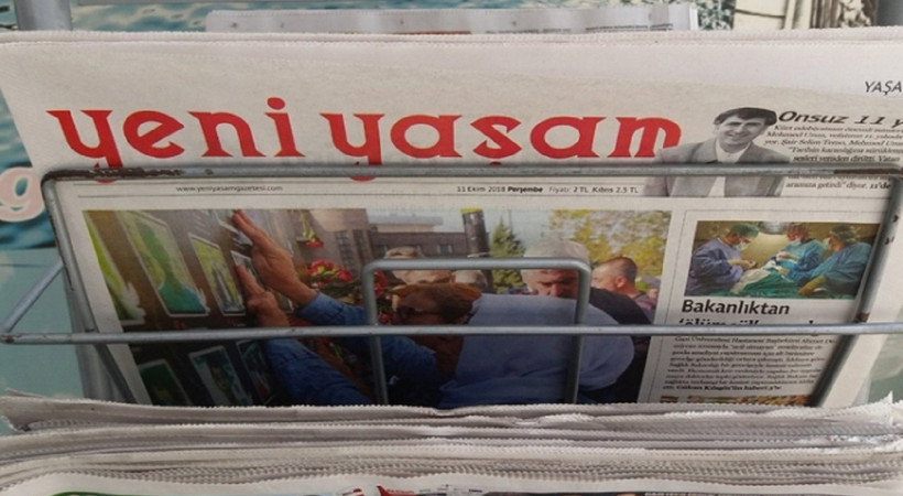O gazete baskıyı durdurdu