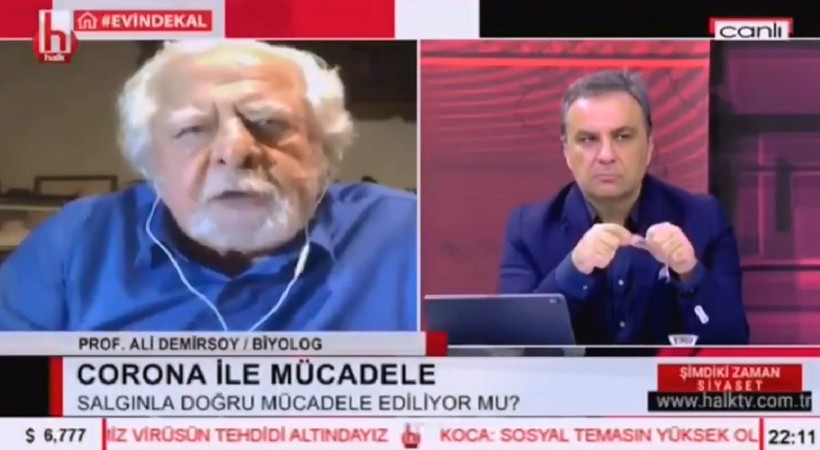 Canlı yayında tepki çeken Coronavirüs yorumu