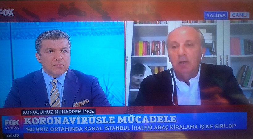 Muharrem İnce'den Fox TV'de olay yorum