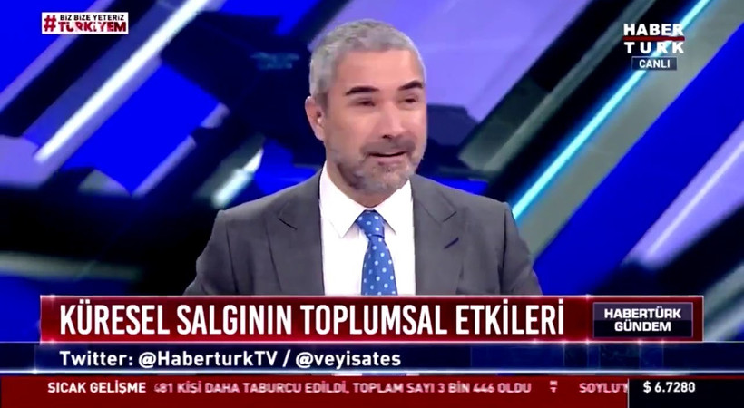 Veyis Ateş'ten canlı yayında 'yellenme' açıklaması