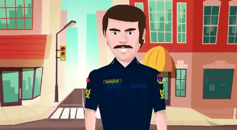 Jandarma'dan Orhan Baba'lı ilginç klip