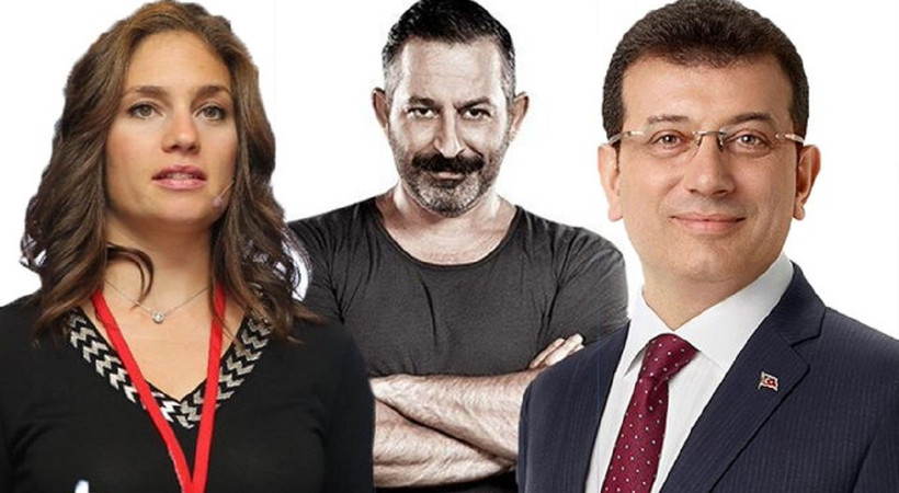 Dev buluşma! İmamoğlu, Cem Yılmaz ve Nevşin Mengü...
