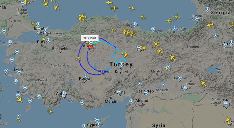 THY Türkiye üzerinde ay yıldız çizdi