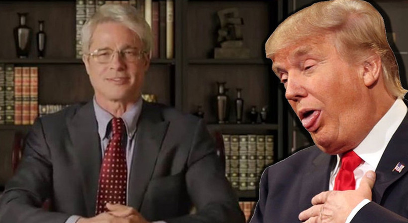 Brad Pitt, Trump'ın Coronavirus açıklamasını tiye aldı!
