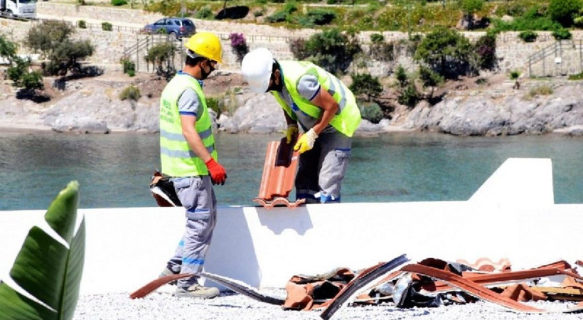 Yılmaz Özdil'in villasında yıkım durduruldu