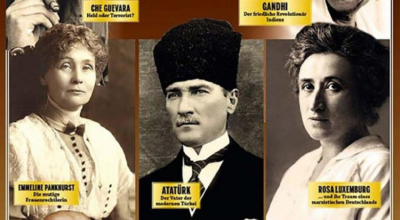 Atatürk, Alman derginin tam merkezinde!...