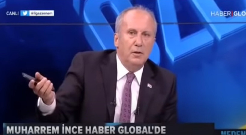 Çılgına döndü! Muharrem İnce yayını terk etti
