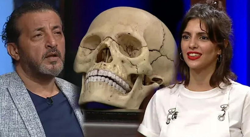 Getirdiği kafatasıyla herkesi şoke etti!
