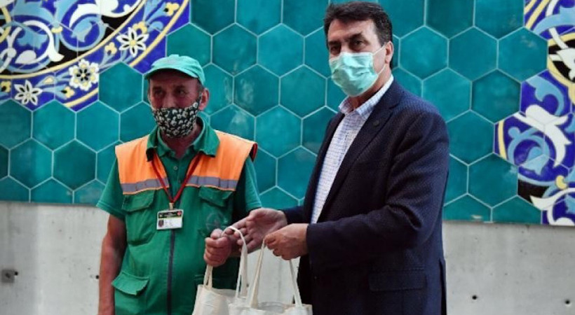 Bursa'daki temizlik işçisinin borcu kapatıldı