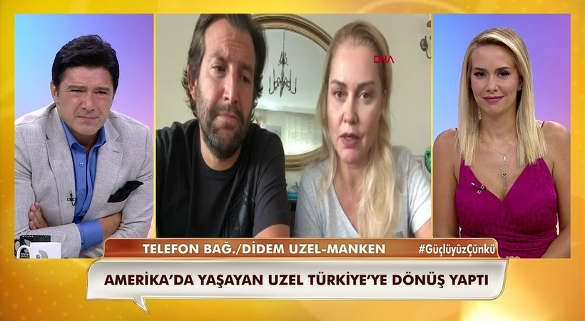 Didem Uzel deli taklidi yapmış
