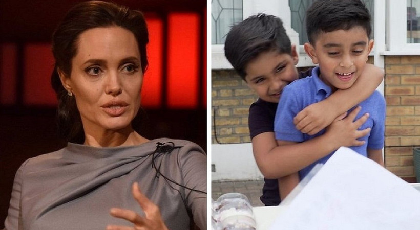 Angelina Jolie'den limonata satan çocuklara bağış