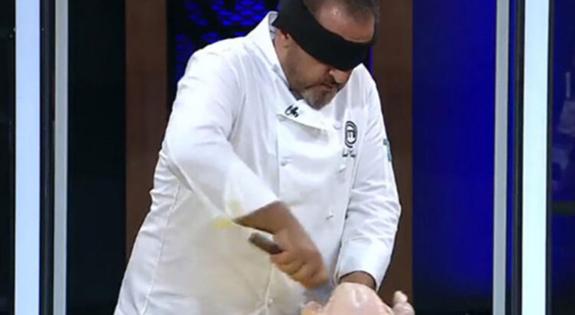 MasterChef'te Mehmet şeften gözü kapalı şov