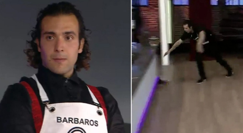 MasterChef Barbaros itiraf etti! Tabağı bilerek mi düşürdü?