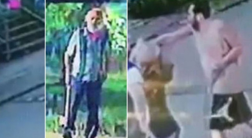 Halil Sezai olayında yeni görüntüler! Baltayla beklemiş