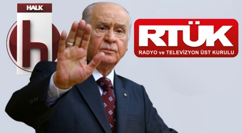 RTÜK'ten Halk TV'ye 'Devlet Bahçeli'ye hakaret' cezası!