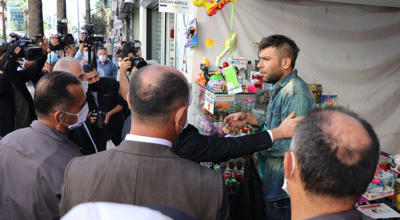 Valiye maske yanıtıyla gündem olan esnaf: Benim derdim geçim