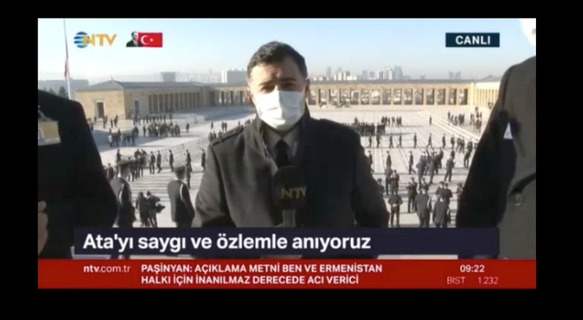 Anıtkabir'de skandal! NTV'nin 10 Kasım yayınını zorla kestirdiler