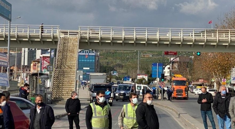 AKP’li belediye, İBB ekibinin yolunu kesti!