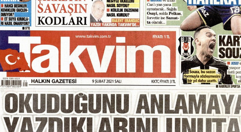 Takvim'den tepkilere cevap: Beyin nakli şart