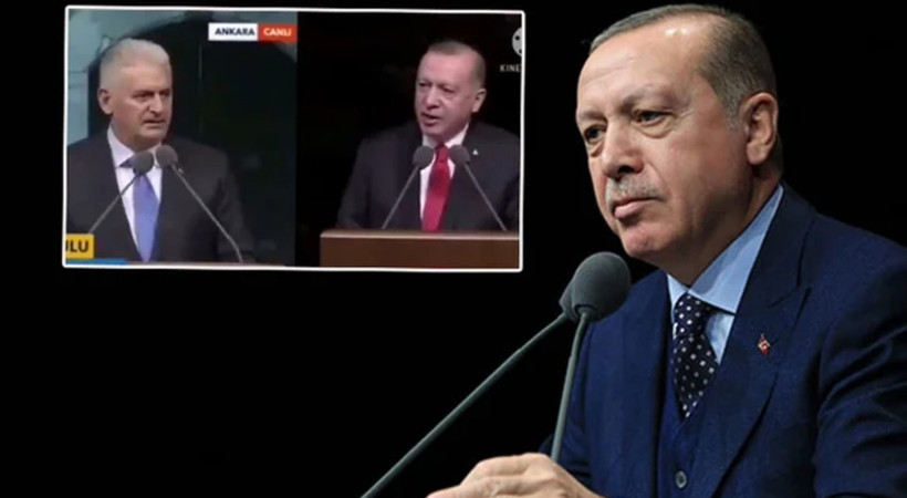 Cumhurbaşkanı Erdoğan ile Binalı Yıldırım 4 yıl arayla aynı metni okudu