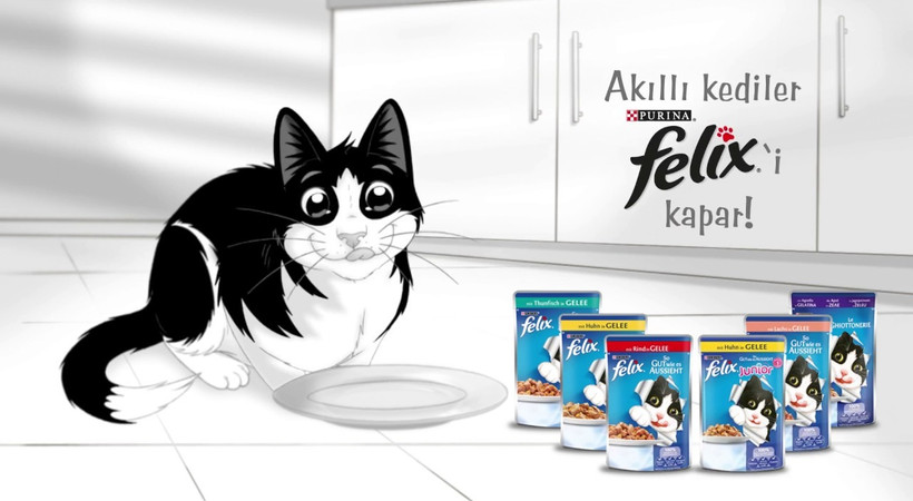 Felix'ten kediler için 'Karşı Konulmaz Lezzet' reklam filmi