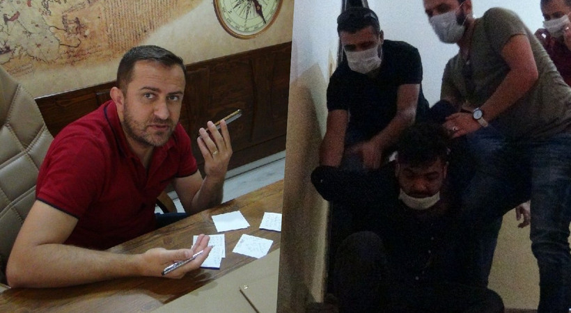 Soğukkanlı gazeteci dolandırıcıları yakalattı