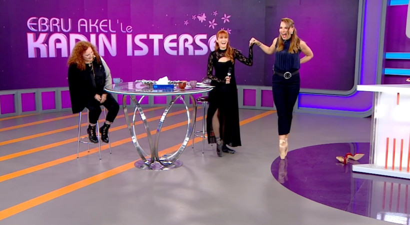 Ebru Akel 16 yıl sonra bale ayakkabılarını giydi
