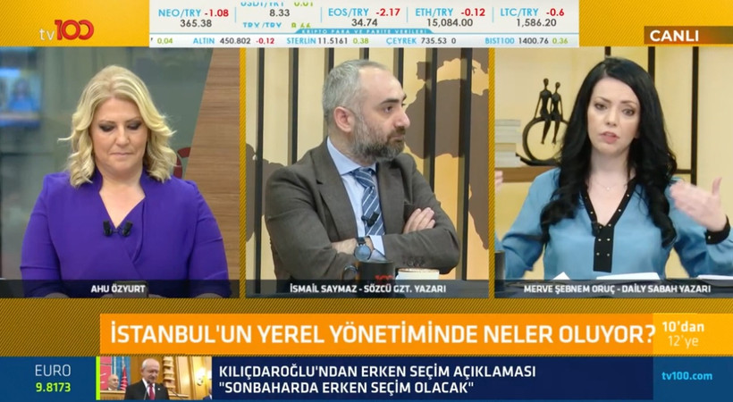 Canlı yayında 'yandaş' kavgası!