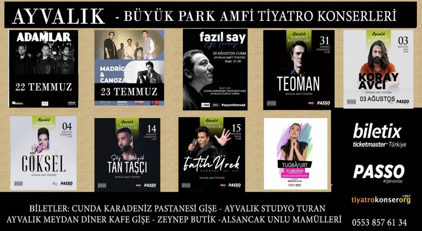 Ayvalık Yaz Konserleri başlıyor
