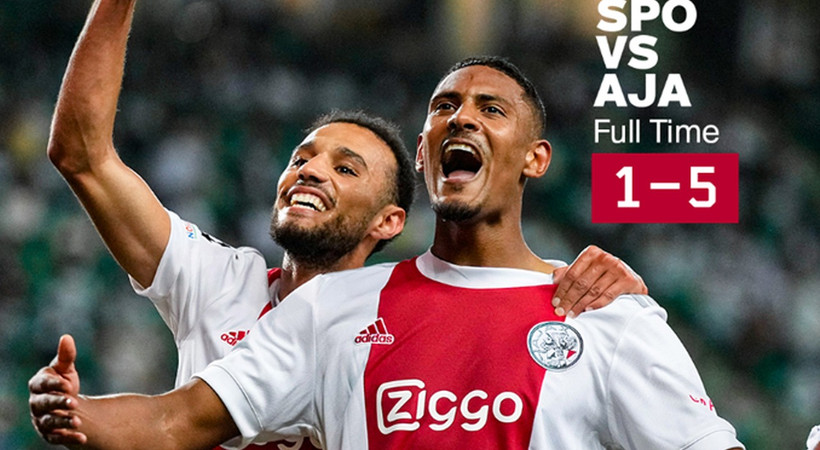 Sporting 1-5 Ajax MAÇ ÖZETİ