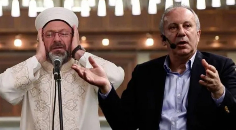 Muharrem İnce’den Ali Erbaş’a çok ağır sözler! 'Adam bile değildir'