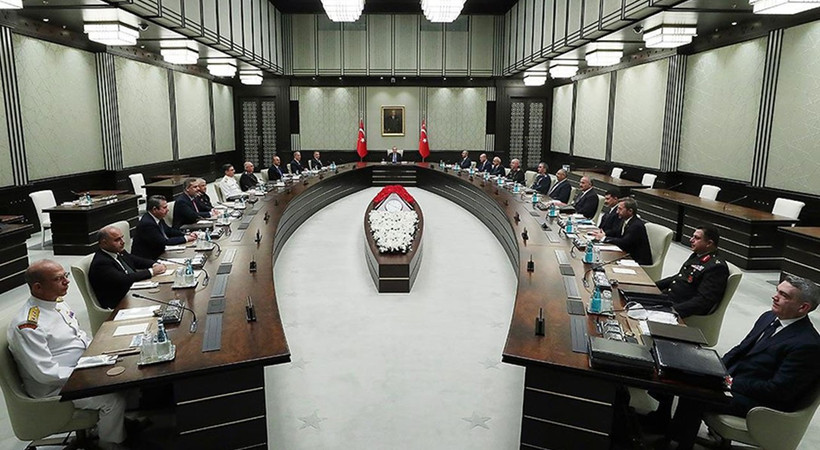 Milli Güvenlik Kurulu, Cumhurbaşkanı Recep Tayyip Erdoğan başkanlığında toplandı
